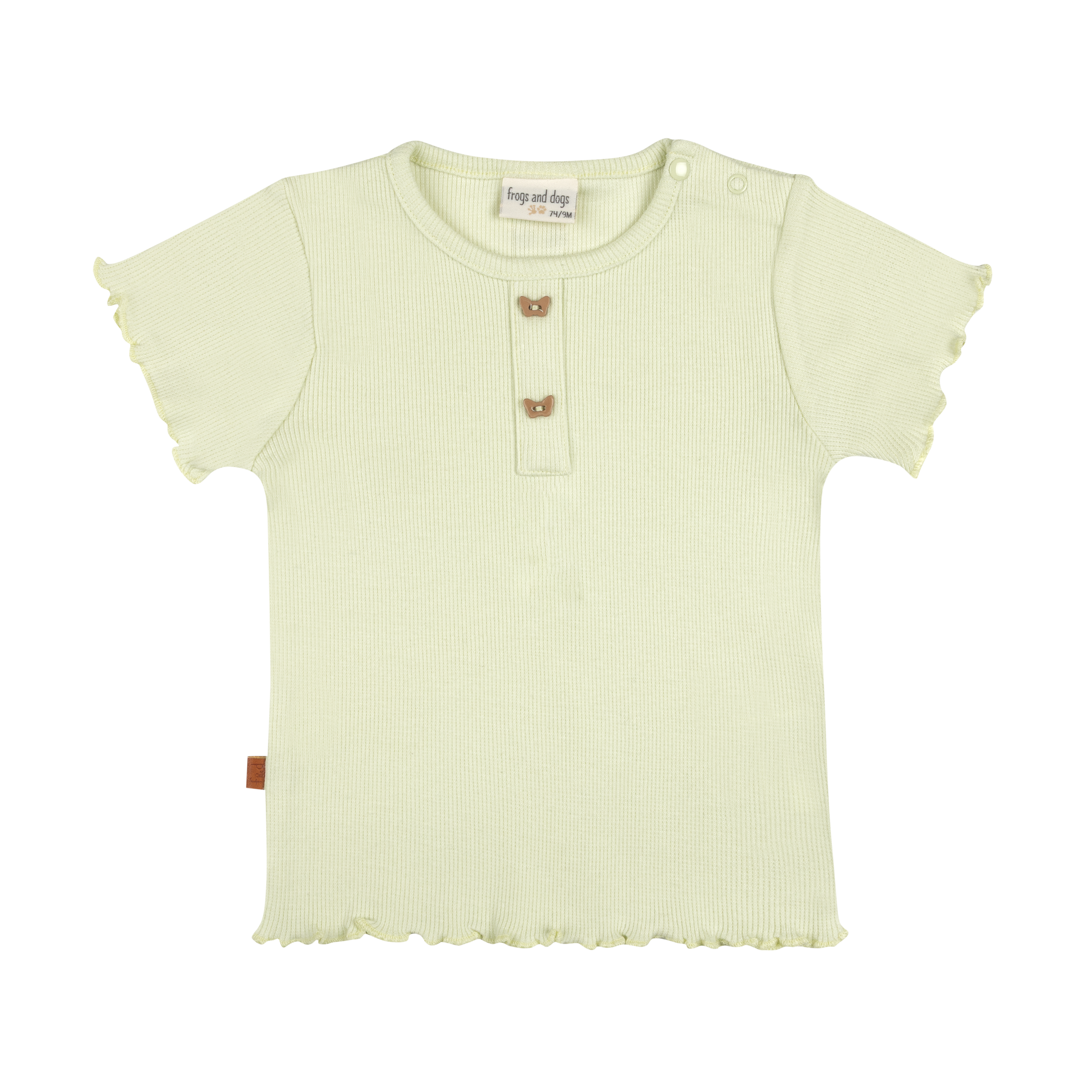 Frogs & Dogs Baby Shirt Tender Green