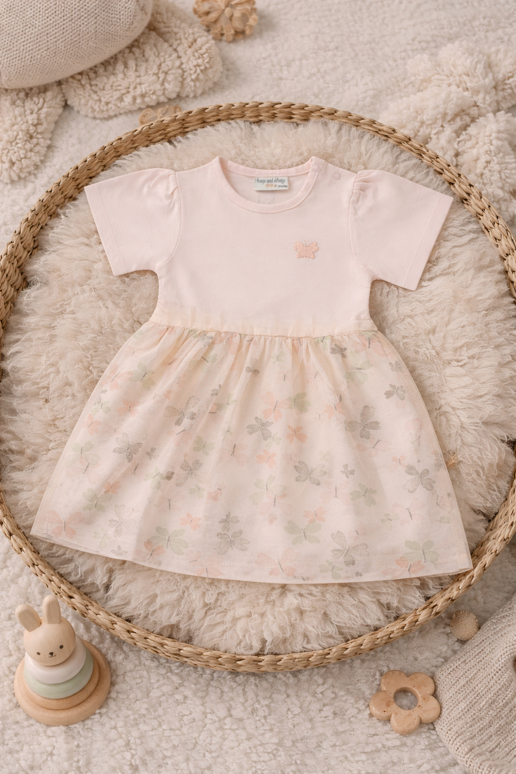 Frogs & Dogs Baby Jurkje Vlinderprint – Zacht Katoen - Afbeelding 4