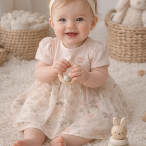 Frogs & Dogs Baby Jurkje Vlinderprint – Zacht Katoen