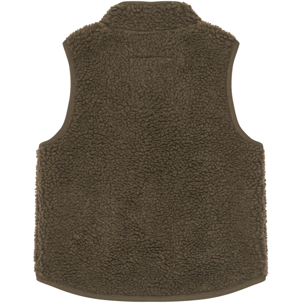 Petit Piao Fleece Bodywarmer – Major Brown - Afbeelding 2