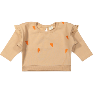 Riffle Sweater Hartjes – Beige