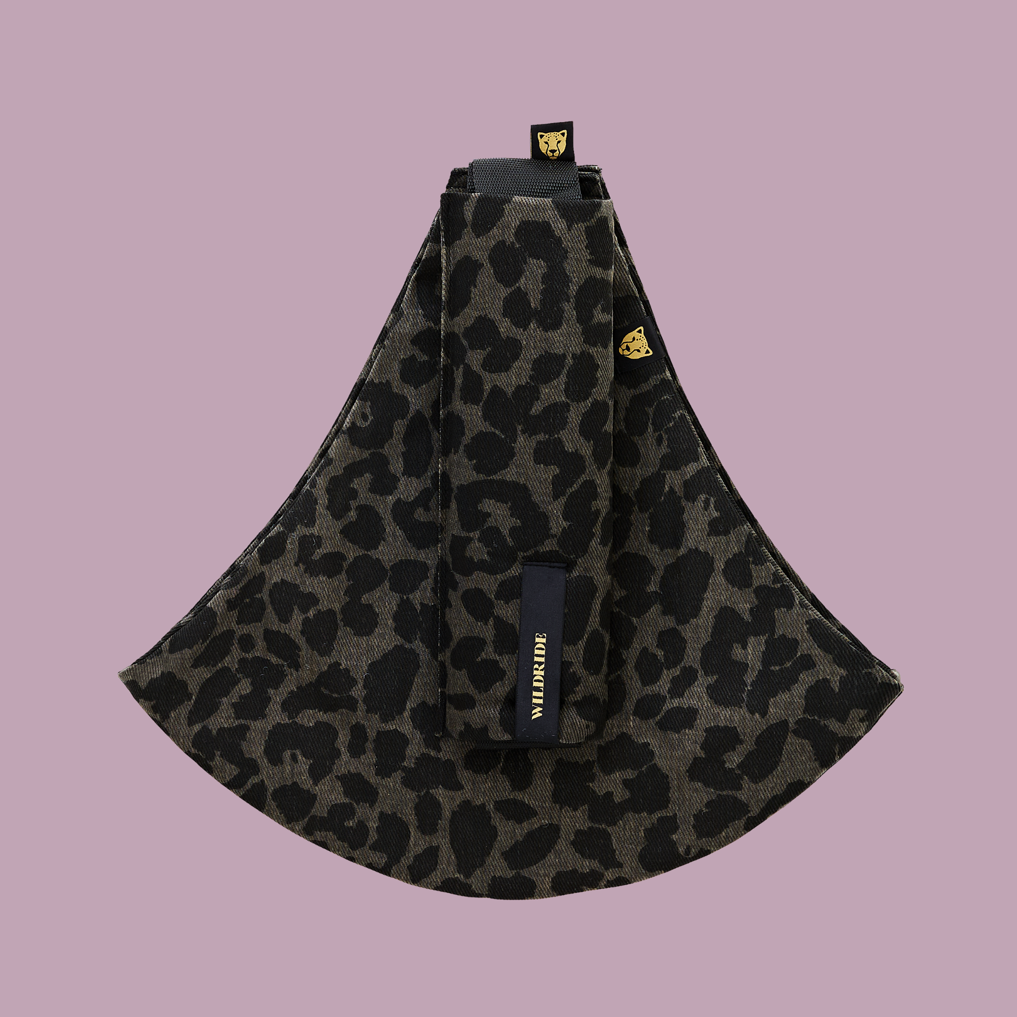 Draagzak Wildride Leopard print grey