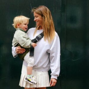 : Draagzak Wildride Army Green in legergroen met goudkleurig logo